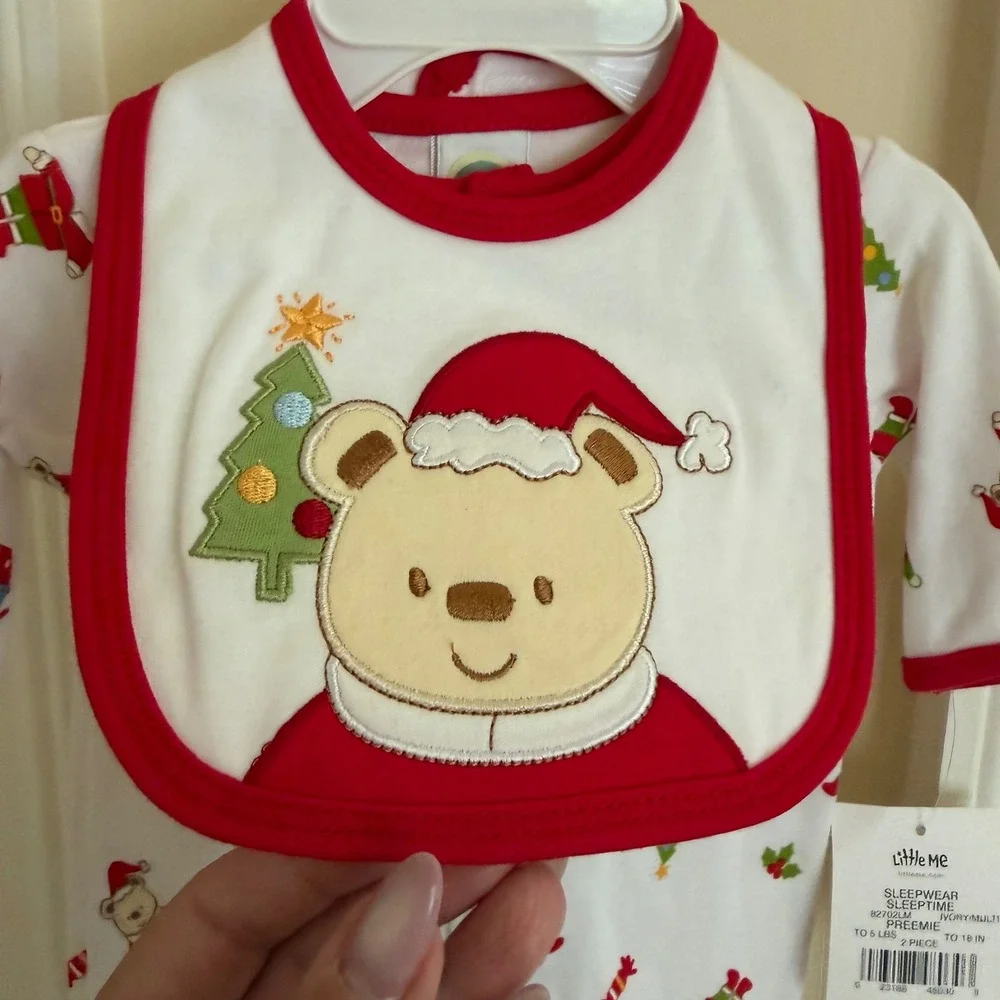 Little Me cotton footie